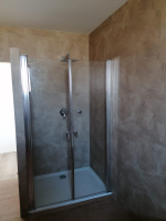 Koupelna s vinylem BUKOMA travertine